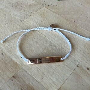 Pura Vida Gold and White Bracelet